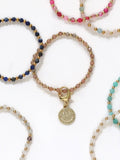 Elley Stretchy Stackable Gemstone Bracelet, Handmade in USA