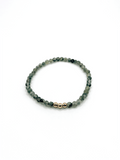 Gemma II Handmade Semiprecious 4mm Gemstone Stretch Bracelet