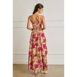 Petal Pop Corset Layered Dress