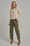 Nina Embroidered Jeans