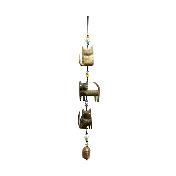 Three Cats Beads and Bell
