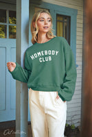 HOMEBODY CLUB Graphic Sweatshirt