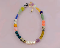Sabino Multi Colored Colored Pearl Beaded Necklace