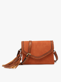 Sloane Suede Whipstitch Crossbody