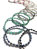 Elley Stretchy Stackable Gemstone Bracelet, Handmade in USA