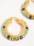 Azura 18K Gold Contemporary Hoop Earrings