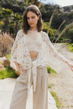 Crochet Petal Kimono Wrap 🌼