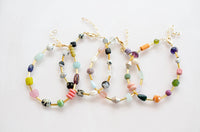 Jill Colorful Beaded Clasp Bracelets- Mariposa