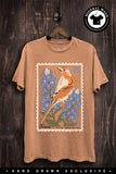Mockingbird Stamp Graphic Top