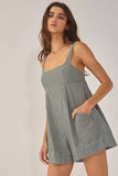 Library Date Plaid Romper