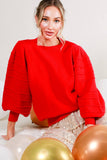 Jingle Jingle Holiday Sweater (Red, Ivory, Hunter)