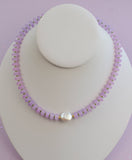 Dew Drop Mother of Pearl Beaded Necklace