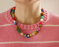 Winona Bright Colorful Beaded Necklace