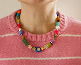 Winona Bright Colorful Beaded Necklace
