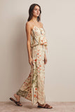 Patchwork Floral Wide-Leg Pants