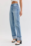 Super High Rise Dad Jean with Cuff