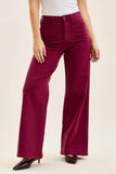 Judy Blue Retro Wide Leg in Boysenberry