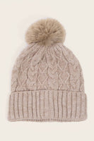 Cozy Cable Pom Pom Beanie