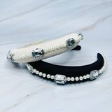 Pearls And Jewels Lined Headband