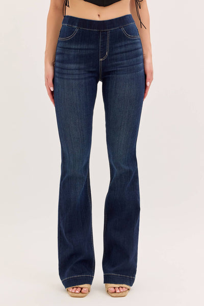 Cello High Rise Pull On Flare Jegging