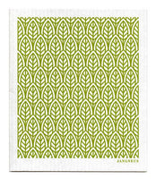 Swedish Dishcloth - Leaves - Green