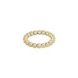 Classic Gold 3 mm Bead Ring