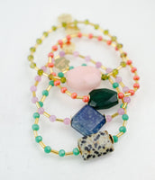 Jill Gemstone Stretchable Bracelets