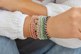 Elley Stretchy Stackable Gemstone Bracelet, Handmade in USA