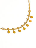 Kaylani 18K Non-Tarnish Classic Round Charm Bracelet
