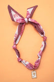 Handcrafted Scarf Interchangeable Charm Necklace