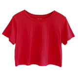 Premium cotton cropped tees
