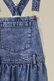 Ruffled Overall Dress