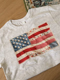 American Flag Printed Tee