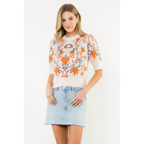 Flora Knit Top