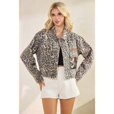 Leopard Mesh Jacket