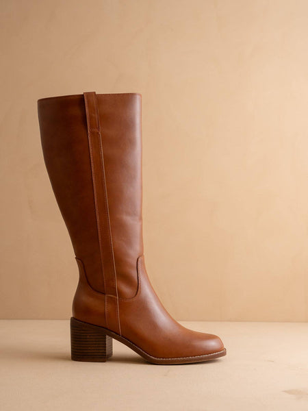 The Harriet | Brown Tall Riding Boot
