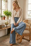 Penny Palazzo Chambray Pants
