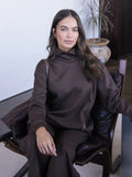 Fall 2025 Pierre Scuba Modal Side Zip Tunic