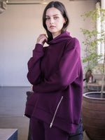 Fall 2025 Pierre Scuba Modal Side Zip Tunic