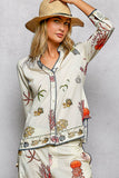 Sea-Inspired Shell Trim Top