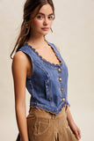 Jessie Scallop Vest