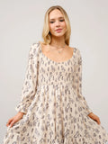 Kentucky Horse Smocked Ruffle Dress