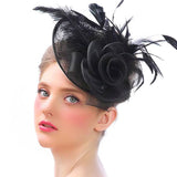 Derby Feather Fascinator (NINE Colors)