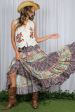 Eyelet Boho Embroidery Cotton Vest
