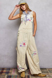 Lace Trimmed Overalls
