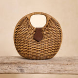 Rattan Orb Handbag