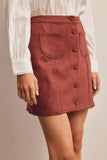 Alayna Suede Mini Skirt