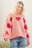 Heart Patch Sweater