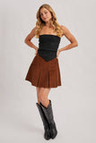 Callie Cordoroy Mini Skort