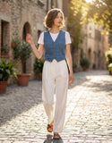 Essential Stretch Denim Vest